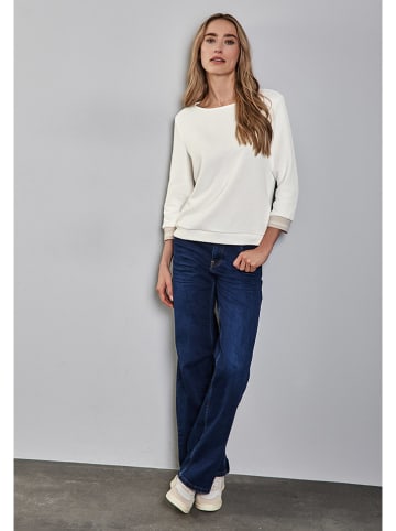 Street One Sweter w kolorze kremowym