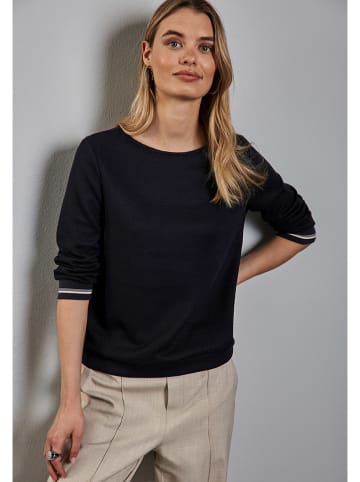 Street One Sweter w kolorze granatowym