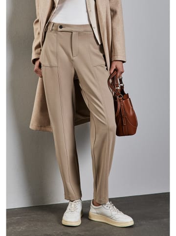 Street One Sweathose - Tapered Fit - in Beige