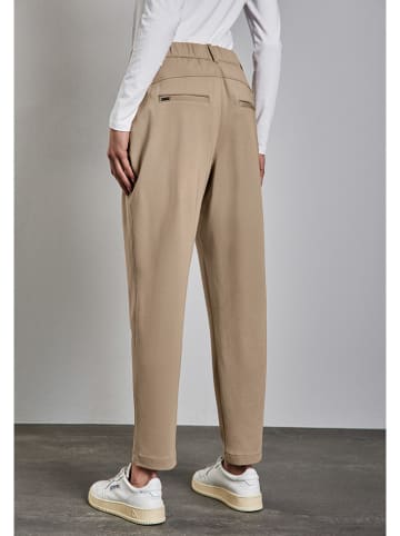Street One Sweathose - Tapered Fit - in Beige