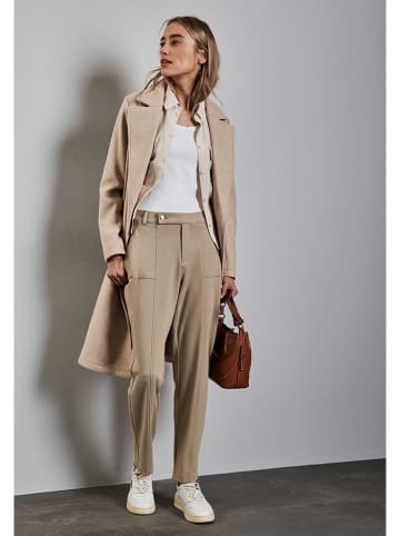 Street One Sweathose - Tapered Fit - in Beige
