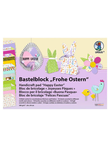 URSUS Bastelblock "Frohe Ostern"