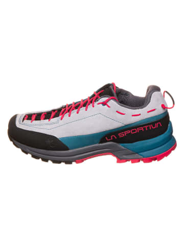 LA SPORTIVA Leder-Wanderschuhe "Tx Guide" in Grau/ Blau/ Rot