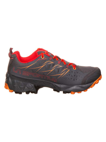 LA SPORTIVA Buty "Akyra" w kolorze antracytowo-czerwonym do biegania