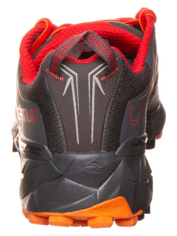 LA SPORTIVA Buty "Akyra" w kolorze antracytowo-czerwonym do biegania