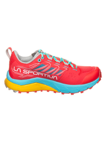 LA SPORTIVA Buty "Jackal" w kolorze czerwono-turkusowym do biegania