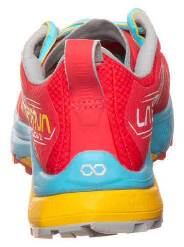 LA SPORTIVA Buty "Jackal" w kolorze czerwono-turkusowym do biegania