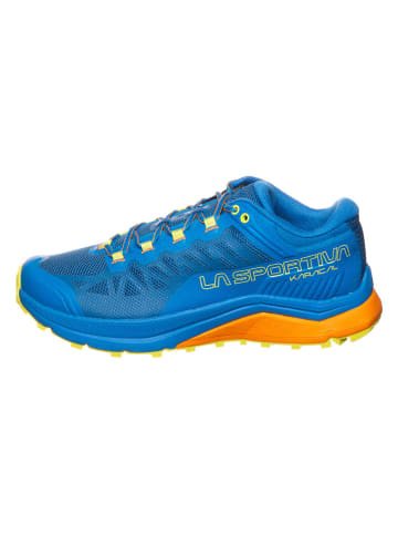 LA SPORTIVA Buty "Karacal" w kolorze niebiesko-pomarańczowym do biegania