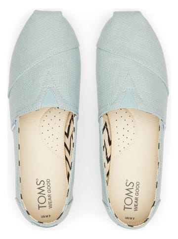 TOMS Espadrilles in Türkis