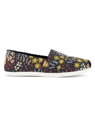 TOMS Espadryle w kolorze czarnym ze wzorem