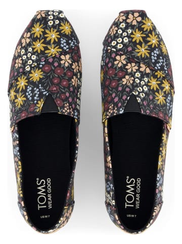 TOMS Espadrilles in Bunt/ Schwarz