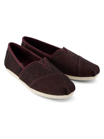 TOMS Espadryle w kolorze fioletowym