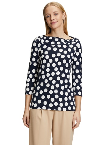Betty Barclay Shirt donkerblauw/wit