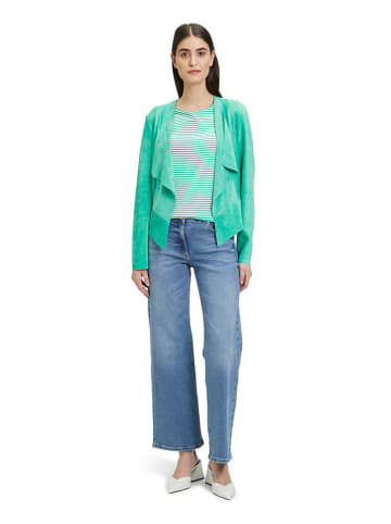 Betty Barclay Shirt in Türkis/Weiss