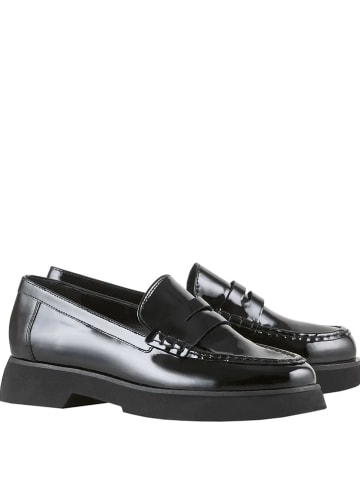 Högl Leder-Mokassins "Stanley" in Schwarz