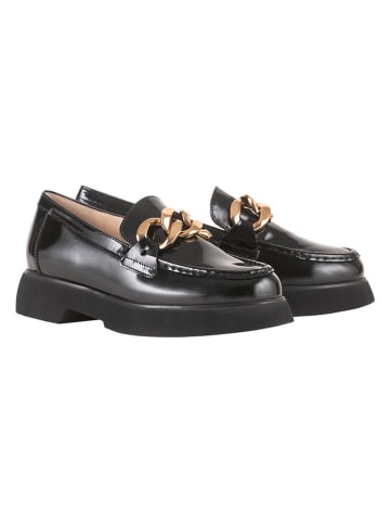Högl Leder-Slipper "Stacy" in Schwarz