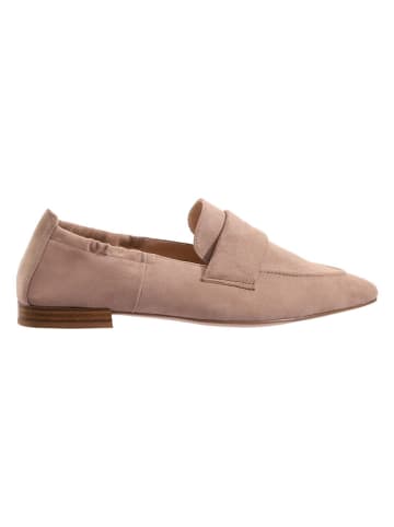 Högl Leder-Slipper "Charlie" in Taupe