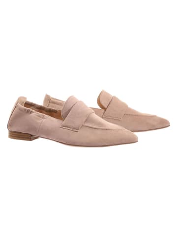 Högl Leder-Slipper "Charlie" in Taupe