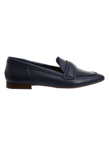 Högl Leder-Slipper "Geena" in Dunkelblau