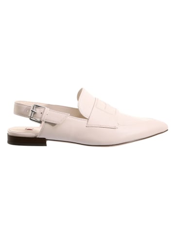 Högl Leder-Slingslipper "Pam" in Creme