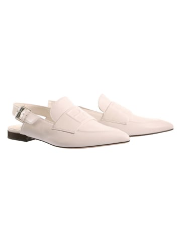 Högl Leder-Slingslipper "Pam" in Creme