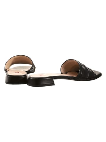 Högl Leder-Pantoletten "Cleo" in Schwarz
