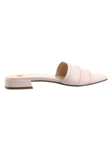 Högl Leder-Pantoletten "Cleo" in Creme