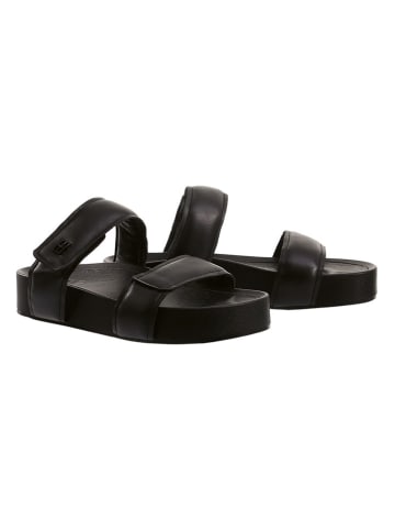 Högl Leder-Pantoletten "Patty" in Schwarz