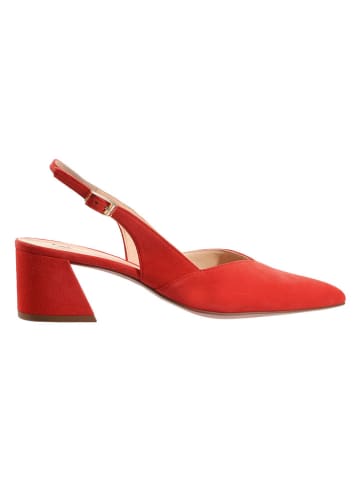 Högl Leder-Slingpumps "Laura" in Rot
