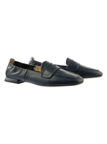 Högl Leder-Slipper "Liu" in Dunkelblau