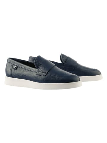 Högl Leder-Slipper "Ryan" in Dunkelblau
