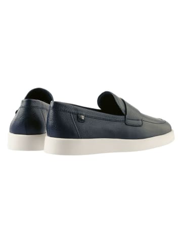 Högl Leder-Slipper "Ryan" in Dunkelblau