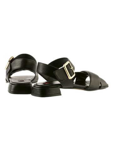 Högl Leder-Sandalen "Korinna" in Schwarz