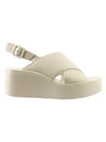 Högl Leder-Sandaletten "Lucie" in Creme