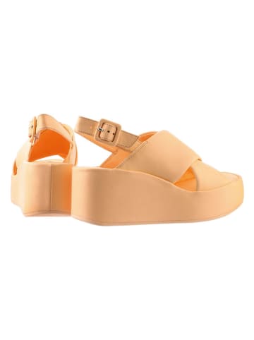 Högl Leder-Sandaletten "Lucie" in Orange
