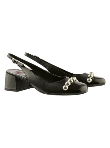 Högl Leder-Slingpumps "Ashley" in Schwarz