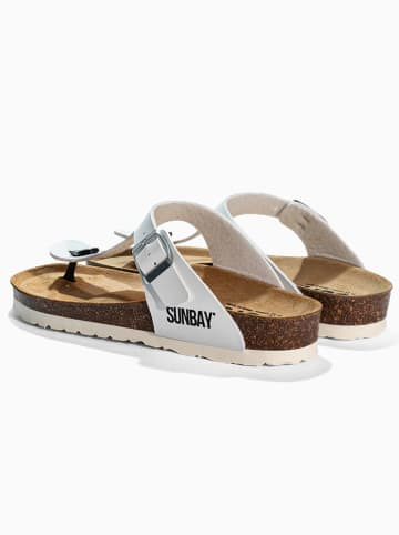 Sunbay Teenslippers "Camelia" wit