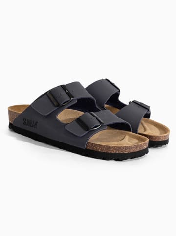 Sunbay Pantoletten "Balmain" in Dunkelblau