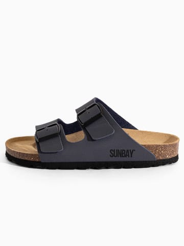 Sunbay Pantoletten "Balmain" in Dunkelblau