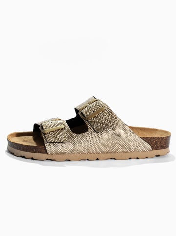 Sunbay Pantoletten "Trefle" in Gold