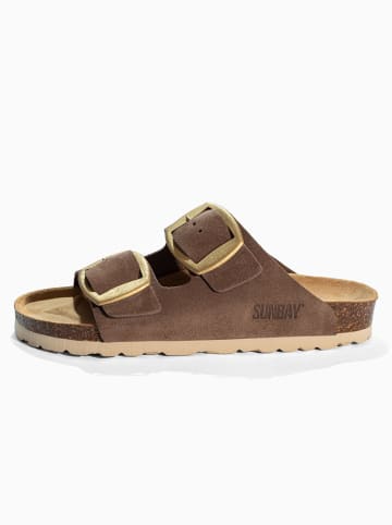 Sunbay Klapki "Calen" w kolorze brązowym