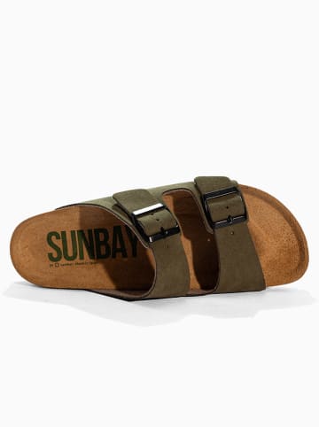 Sunbay Slippers "Trefle" kaki