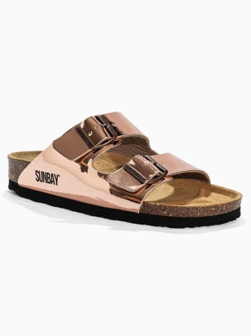 Sunbay Slippers "Trefle" roségoudkleurig