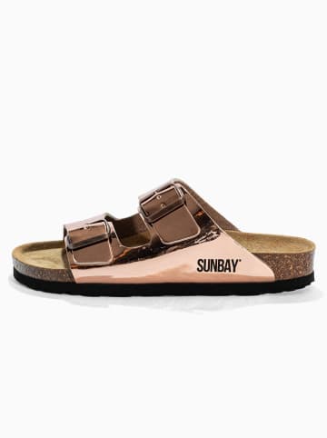 Sunbay Slippers "Trefle" roségoudkleurig
