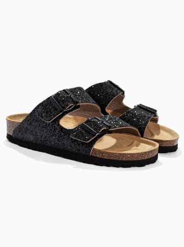 Sunbay Pantoletten "Trefle" in Schwarz