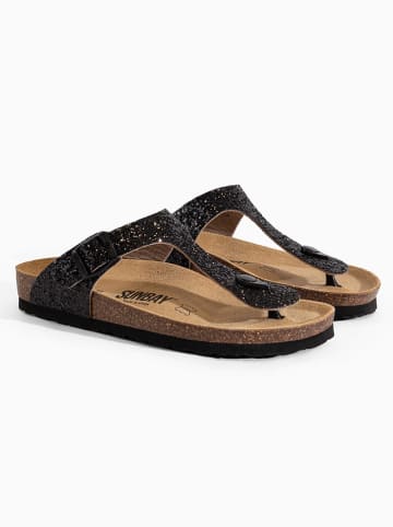 Sunbay Zehentrenner "Camelia" in Schwarz