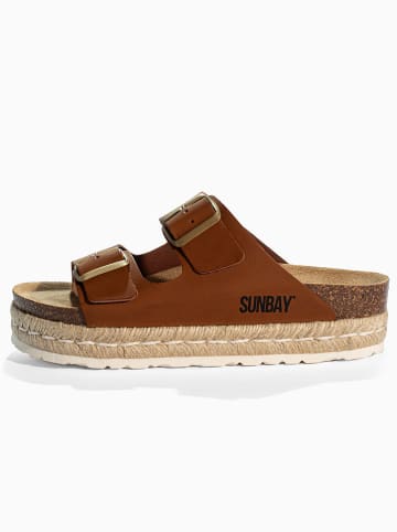 Sunbay Klapki "Orange" w kolorze brązowym