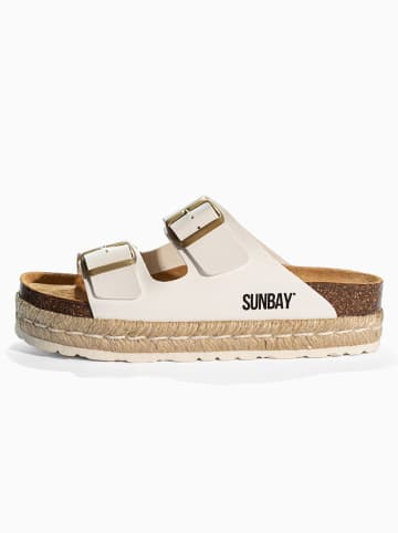 Sunbay Klapki "Orange" w kolorze białym