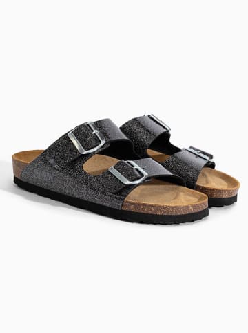 Sunbay Pantoletten "Trefle" in Anthrazit