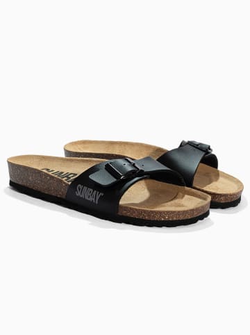 Sunbay Pantoletten "Jasmin" in Schwarz